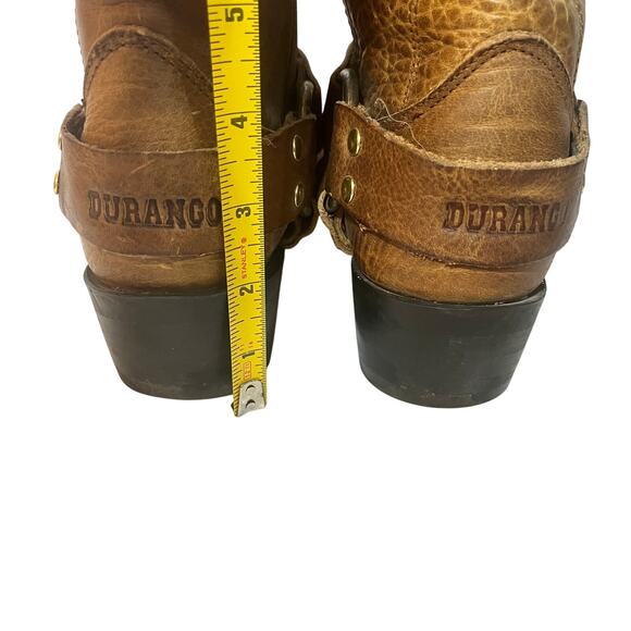 Durango Boots RD592 Western Cowboy Brown Leather Riding Harness Mid Calf 7M - Picture 5 of 9